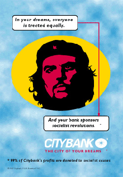 citybank ad with che guevara